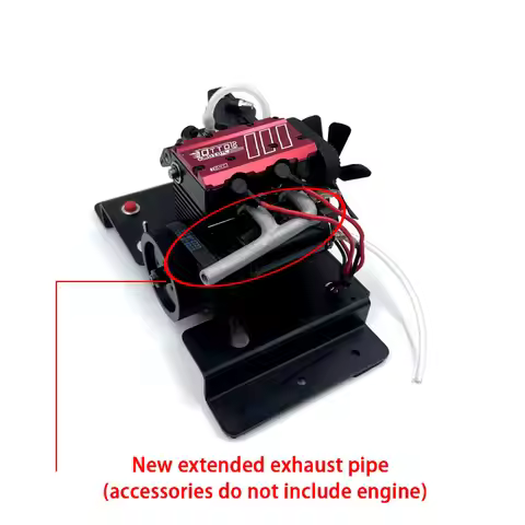 Exhaust Pipe Accessories for TOYAN FS-L200AC /FS-L200W Twin Cylinder Engine Exhaust Pipe with Screw 