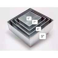 6x6x3/7x7x3/8x8x3/9x9x3 SQUARE CAKE TIN FIX BOTTOM