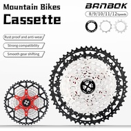 BANBOK Mountain Bike Cassette 8 9 10 11 12 Speed cogs Bicycle Cassette  Mountain Bike Freewheel Spro