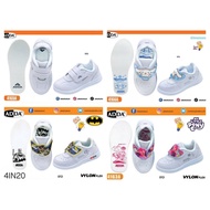 White Student Shoes/White Tape Sneakers Adda 41G5A