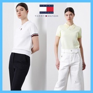 [TOMMY HILFIGER] Women's Cotton Icon Polo Knitwear Top 2color/ tommy hilfiger t shirt / tommy hilfiger shirt / tommy hilfiger men
