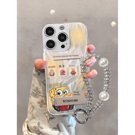 casing realme c15 realme 10 pro 5g casing SpongeBob SquarePants Bracket Suitable for realme13pro+Pho