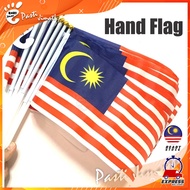 Hand Flag Malaysia Flag Bendera Malaysia (Polyester) Bendera Tangan 26 x 14cm Wholesales Borong Harga Murah