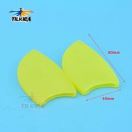 2pcs RC Boat Aluminum Turn fin Cover Silica Gel Case For Rc Boat Turn fin 76/82/92mm safety
