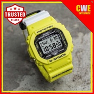 HIJAU NEWEST G SHOCK TGA-9 PETAK DW5600 WHITE GREEN MEN WOMEN KIDS WATCH GRADE