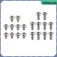 [DolitybdMY] M3 Polished Titanium  screw  Allen Socket  Screws, Quantity of 10 Pieces, M3 x 6mm, M3 