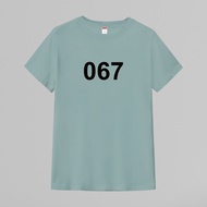 Squid Game 067 Jiang Xiao Zheng Haojuan 오 어🏻🏻 T-shirt T shirt Men's Women's Parent-Child Couple Gift