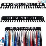 ALICE Medal Display Rack, Large Capacity Sturdy Award Hanger Holder, Organizer Wall Mounted Iron Bla