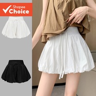Lovito Women's Casual Bow-Draped Shorts L88AD101  Lovito Seluar Pendek Wanita Kasual Bow Draped L88A