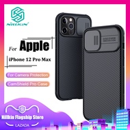 Nillkin Fashion Camera Protect Case for iPhone 12 12 Pro 12 Mini 12 Pro Max 11 11 Pro 11 Pro Max Phone Cases Business TPU + PC Camera Protect Shockproof Privacy Back Cover