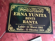 BATU NISAN GRANIT KERAMIK UKURAN 25X30 | BATU NISAN KUBURAN MAKAM | BATI NISAN GRANIT KERAMIK BERKUA