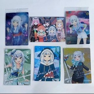 GURA 鲨鲨 朱古力卡 餅卡 6張 Hololive EN Myth 散賣另議