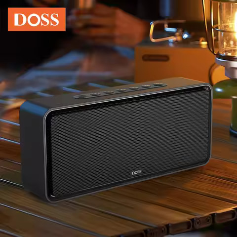 DOSS Home Bluetooth Speaker Powerful 32W Stereo Sound Bold Bass Subwoofer Music Sound Box TWS Wirele