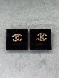 90%New二手Chanel clip earrings vintage耳夾式耳環