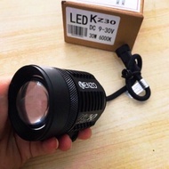 Kenzo kz30 spotlight with adjustable focus, flashing light, free full car accessories