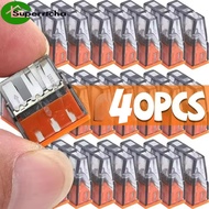 3 Holes Rigid Wire Terminal Blocks - Spring-loaded Wire Quick Connector - Wire Connector Terminal - 