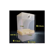 *Ready Stock* S-504-850 Bird Food Container (14.0 L x 14.0 W x 24.0 H)cm (Large)