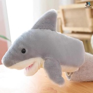 [GA] 22cm Cute Little Shark Hand Puppet Gloves Plush Toys Animal Hand Puppet Shark Arm Open Mouth Gl