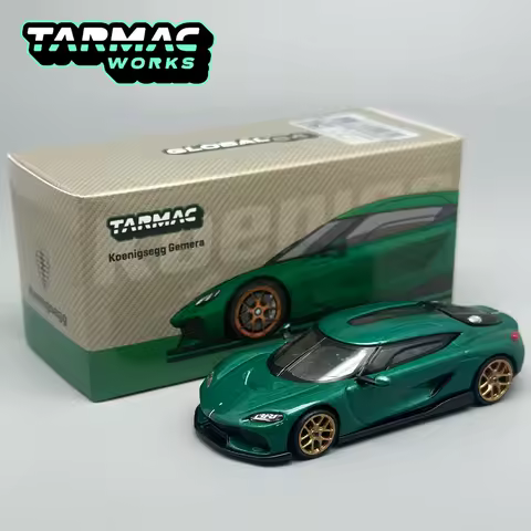 TW 1:64 Tarmac Works Koenigsegg Gemera Green Alloy Car Model