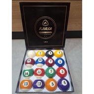 PROMEX BILLIARD BALLS 2 1/ 4 and 2 1/ 16 POOL BALL SET BEST QUALITY ORIGINAL MEDIUM BALL SIZE 7 and 