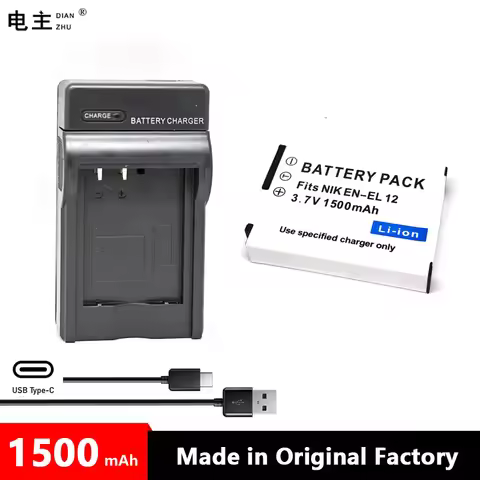 EN-EL12 ENEL12 EN EL12 Battery Charger For Nikon S610 S610c S620 S630 S710 S1000pj P300 P310 P330 S6