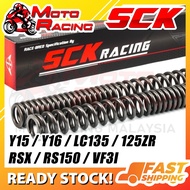 SCK RACING FORK SPRING Y15 Y15ZR V1 V2 / Y16 Y16ZR / ABS / LC135 V1-V8 / 125Z 125ZR / RSX / RS150 / 