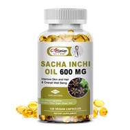 Alliwise Sacha Inchi oil Capsules 600mg Rich Source of Omega 3 6 and 9 and Antioxidants Improve Skin and Hair Health &amp; Overall Well Being
