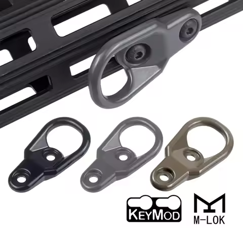 RSA GBB MLOK MS2 MS3 Tactical Sling Mount KeyMod Sling Swivel for KeyMod System and M-LOK Hunting Ac