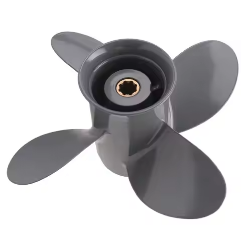 T42C-Propeller 4 Blade 9 1/4X10 For Honda And Outboard BF8D/BF9.9D BF9.9/BF15A BF15D/BF20 8 Splines 
