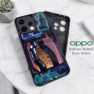 MESIN UB78 Softcase Oppo Reno 13 13Pro 13F 14 14Pro 14F 15 15F Pro 5G Case Glossy Glass Case Premium