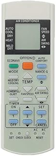 Davitu Remote Controls - Air Conditioner Remote Control Replacement For Panasonic A75c3300 3208 3706 3708 Big Screen Remote Controller Universal