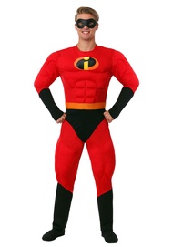 Unisex - Adult Deluxe Muscle Mr Incredible Costume