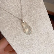{Fulu} High Ice White Chalcedony Gourd Pendant Necklace Clavicle Chain Women's Gift #{ Fulu} High Ic