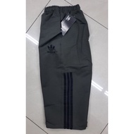 S/2XL, Seluar Futsal 3 Suku A1) / Tracksuit 3 Quarter / Men 3 Quarter Pants / Seluar 3 Suku Lelaki Avalable Adidas