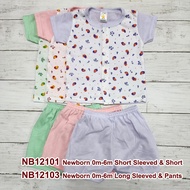 6pcs Newborn Baby clothes Infant Baby 3 piece suit 0-3 m- JK Kids Mykids Anakku Fiffy Pureen Jaring 