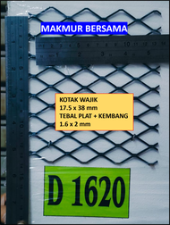 Expanded Mesh - 60x150 cm - Expanded Metal - Plat Pintu Pagar - Plat Expanda
