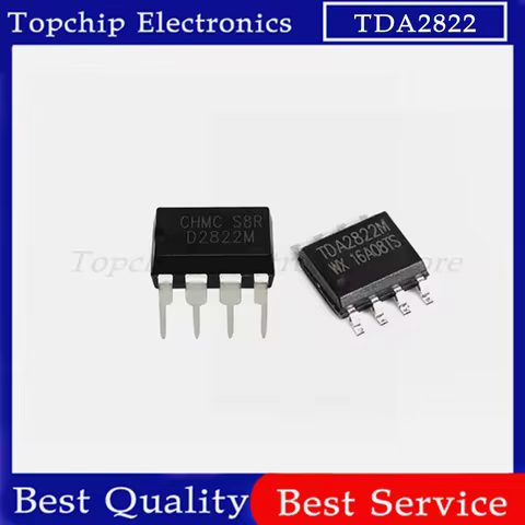 10pcs TDA2822M TDA2822 TDA2822D 2822 DIP-8 SOP-8