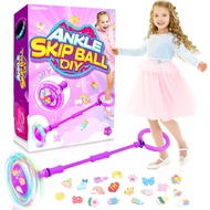 Ankle Skip Ball for Kids: Toys for 4-8 Years Old Girls, Outdoor Toys Gifts for Kids Ages 8-12 6-8 Sk