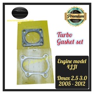 TURBO GASKET SET ISUZU DMAX D-MAX 2.5 3.0 ENGINE MODEL 4JJ1
