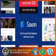 Saxon - Viral Content Blog & Magazine WordPress Theme 1.9.1