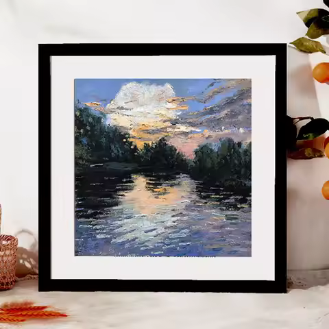 Square Wood Photo Frame For Wall Hanging 20X20 25X25cm Wood Picture Frame Stand For Pictures Photo D