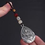 S999 Silver Zodiac Sterling Silver Zodiac Keychain Pendant Benming Silver Zodiac Keychain Pendant Gi