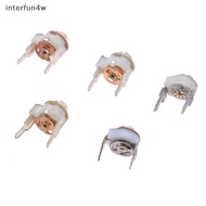 interfun4w 5PCS 5MM Ceramic Trimmer Capacit Adjustable Capacitor Trimmer Variable Ceramic Capacitor 
