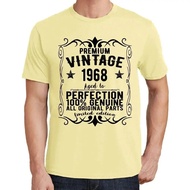 Men'S Graphic T-Shirt All Original Parts Aged To Perfection 1968 56Th Birthday