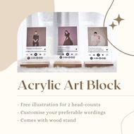 Illustration Art Block Stand