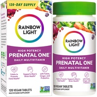 Rainbow Light High-Potency Prenatal One Multivitamin, Prenatal Health Multivitamin Supports Mom's He