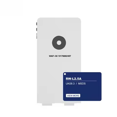 Wall Mounted Energy Storage Battery Deye ESS RW-L2.5 25.6V LITHIUM ION 100Ah LiFePO4 Battery with Ce