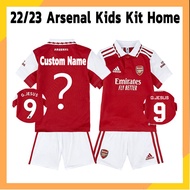 Arsenal Kids Jersey 22/23 Home Away Jersi Kids Football Kit 2022 2023 LFC Soccer T-shirt JESUS SAKA