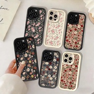 Shell For iPhone 16 17 Pro Max 16 Plus 17 Air 17 Pro i16pro i16+ Case  Small Flowers Silicone Shockp
