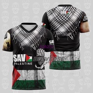 Jersey free palestine end israel occupation kaos save palestina baju islami